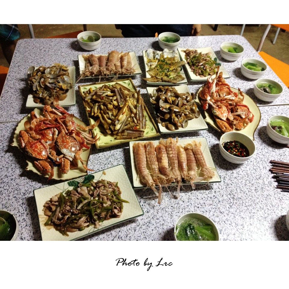 一顿常规的海鲜大餐  厨师:小周